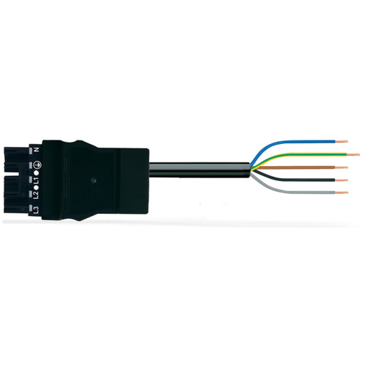 WAGO - Konfektionierte Leitung für steckbare Gebäudeinstallation konfekt. Anschlussleitung 771-8995/218-601 Eca,Stecker
