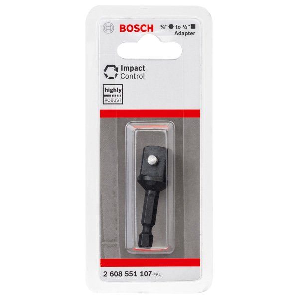Bosch - Verlängerung für Steckschlüssel-Einsätze, Steckschlüssel, Knarren PRO Socket Adapter mit 2608551107 Stiftverbindung 1/2