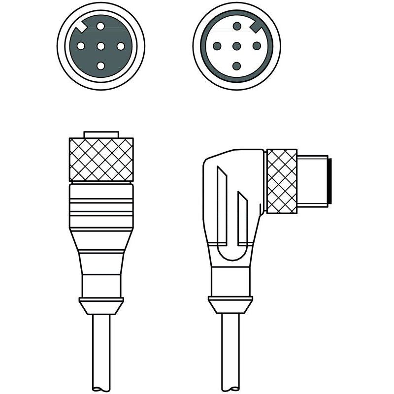 Leuze - Konfektioniertes Sensor-Aktor-Kabel Verbindungsleitung KDS S-M12-5#50133875