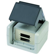 Telegärtner - Kommunikationsanschlussdose LWL Industrie Anschlussdose IP44 AP 100022788 für 2xSC-D Kupplung