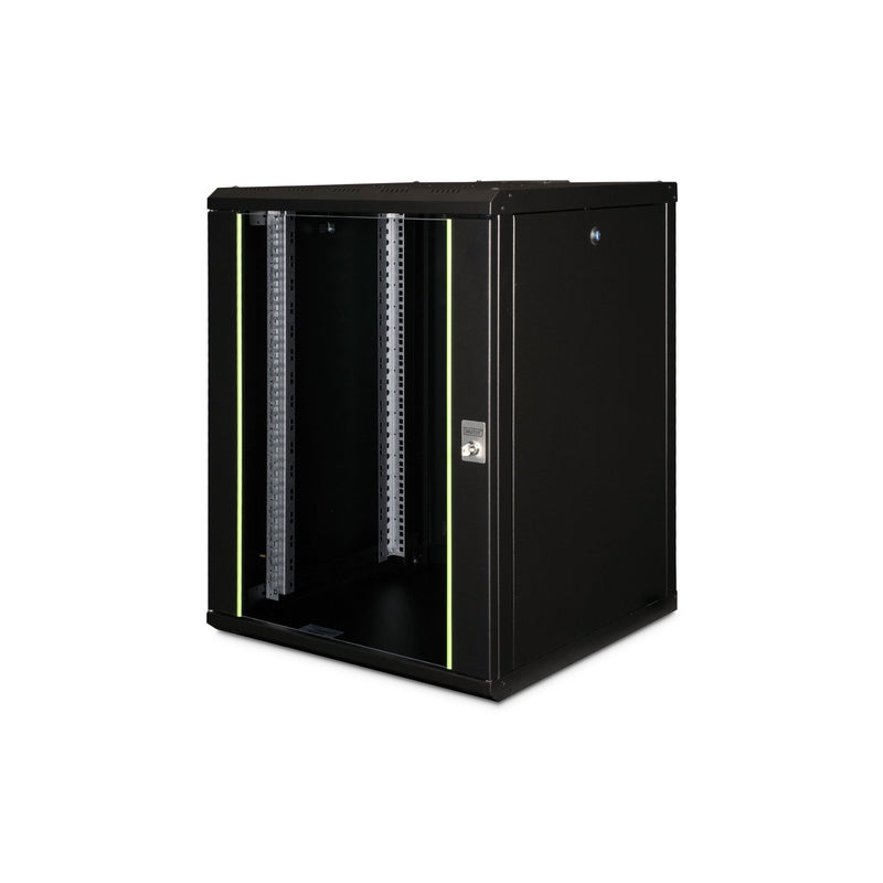 DIGITUS - Netzwerk-/Serverschrank Wandgehäuse Unique Serie DN-19 16U-6/6-SW 600x600mm (BxT)
