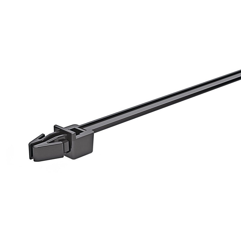 HellermannTyton - Kabelbinder Befestigungsbinder T30RSF-PA66-NA 158x3,6 Spreizanker − 500 Stück