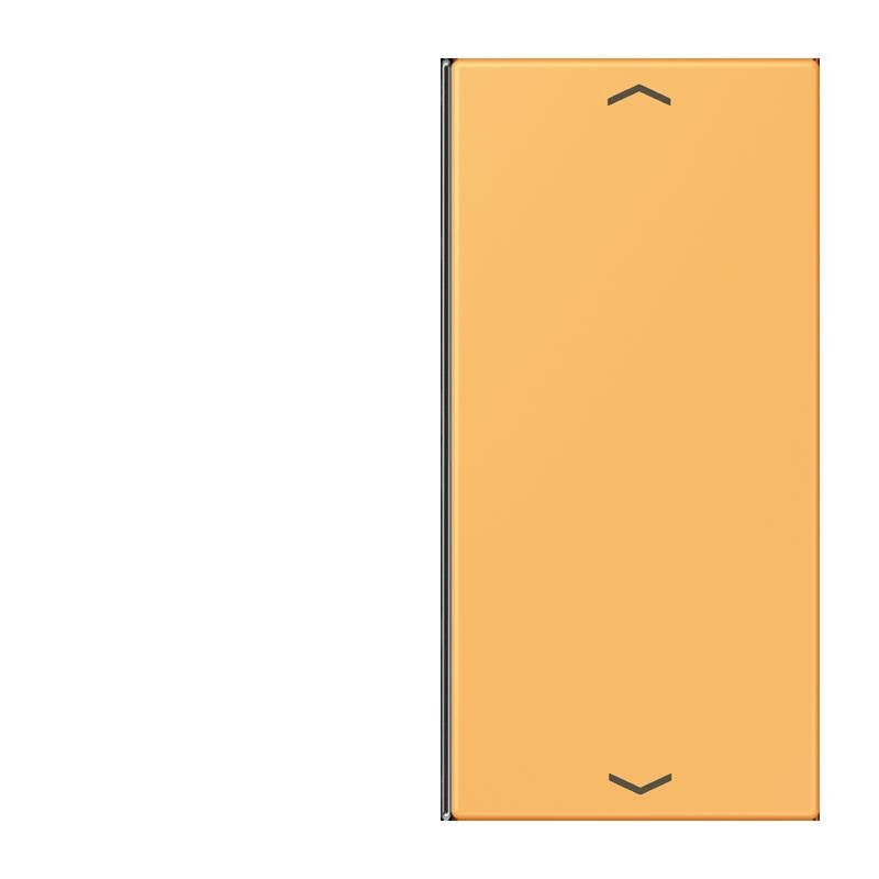 Jung - Abdeckung/Bedienelement für Installationsschalterprogramme Taste 2fach m. Pfeilsymb. LC 402 TSAP 254 ocre jaune clair