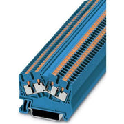 Phoenix Contact - Durchgangs-Reihenklemme Durchgangsreihenklemme PTS 2,5-QUATTRO BU 0,14-4qmm,blau − 50 Stück