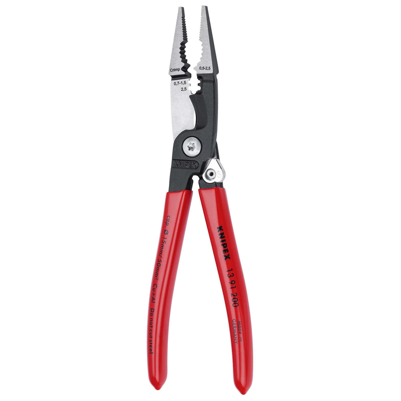 Knipex - Abisolierzange Elektro-Installationszange 13 91 200 200mm
