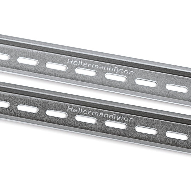 HellermannTyton - Tragschiene DELTA3AF weiss Chrom 20m − 20 Meter