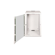 DIGITUS - Netzwerk-/Serverschrank Wandschrank mit Glastür DN-19 20U-6/6 RAL7035 HE 20