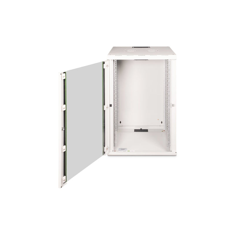 DIGITUS - Netzwerk-/Serverschrank Wandschrank mit Glastür DN-19 20U-6/6 RAL7035 HE 20