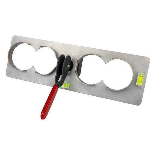 Primo - Bohrschablone Gerätedosen Unterputzbohrschablone P718-05 82 mm 5-Fach