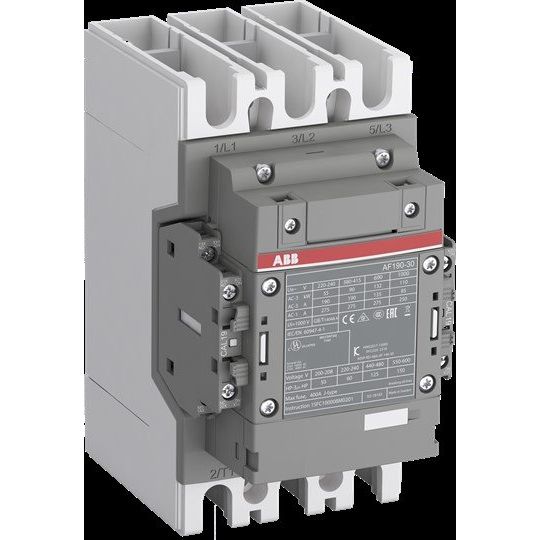 ABB Stotz S&J - Leistungsschütz zum Schalten von Wechselstrom Schütz AF190-30-22-13 100-250V AC/DC