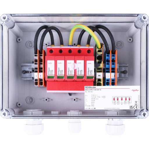 DEHN - Photovoltaik-DC-Stringbox Generatoranschlusskasten DCU 2 YPV 1100 2M 1S für PV-Anlagen