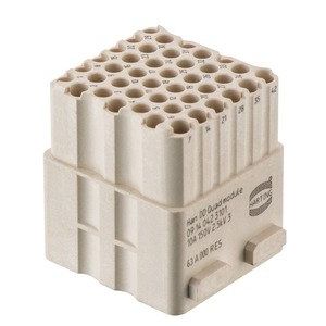 Harting - Kontakteinsatz für Rechtecksteckverbinder Han DD-Modul 09140423101 Han Quad Buchse − 1 Stück