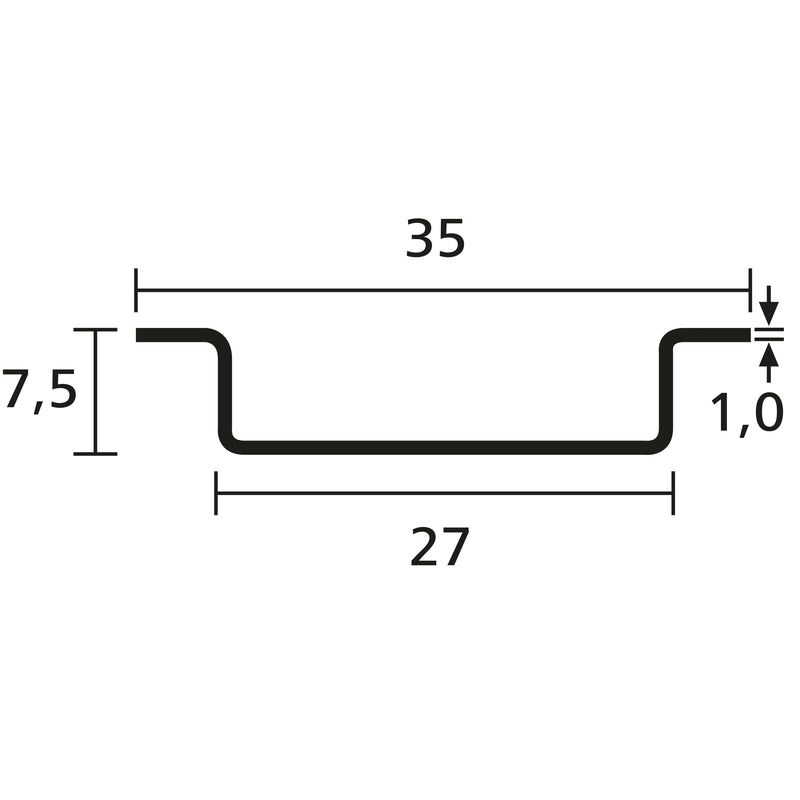 HellermannTyton - Tragschiene Delta Tragschienen DELTA-3 ST BV 40 40m − 40 Meter