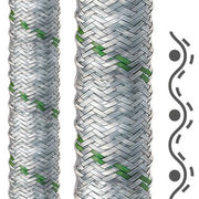 Flexa - Metall-Schutzschlauch Kunststoff-Schutzschlauch AIRflex-KUW-EDU AD56 48x56mm − 25 Meter