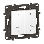 Legrand - Funksender Szenentaster 4-Fach Legrand 863604 Ultraweiß