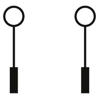 Phoenix Contact - Durchgangs-Reihenklemme Stecker UP 4-4VT − 10 Stück