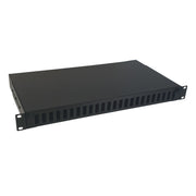 Televes - Kabelführung für Gehäuse/Schränke 19" Frontblende UFB24SCD-A 1HE,24SC-Duplex,m.Af