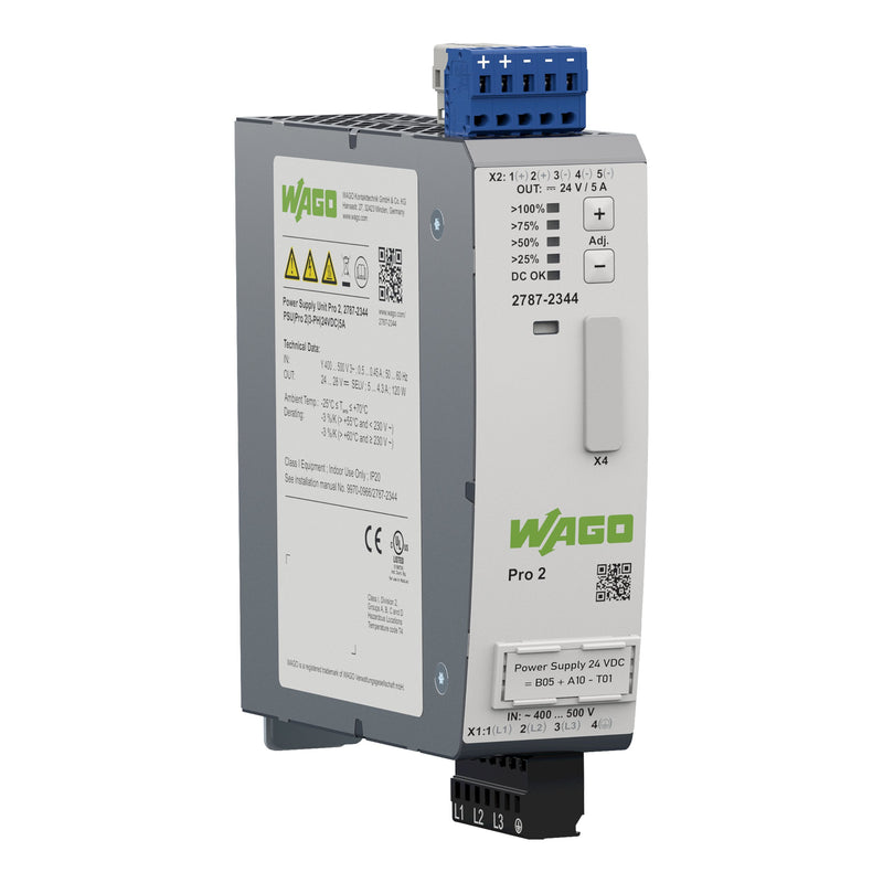 WAGO - Gleichstromversorgung Stromversorgung,Pro 2,3 2787-2344/000-030 phasig