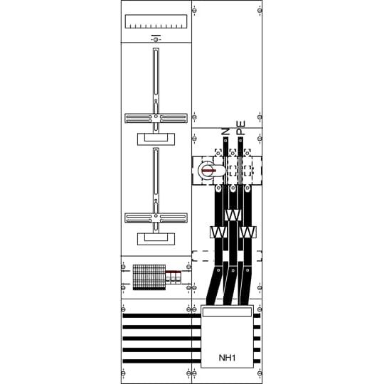 Striebel&John - Zählerfeld ML Mess-u.Wandlerfeld KA4210ML komplett BH5