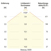 EVN Lichttechnik - Decken-/Wandleuchte LED-Anbauleuchte AD27254425 CCT Switch