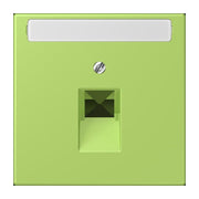 Jung - Einsatz/Abdeckung für Kommunikationstechnik Abdeckung für IAE/UAE LC 969-1 NAUA 221 vert clair (32052)