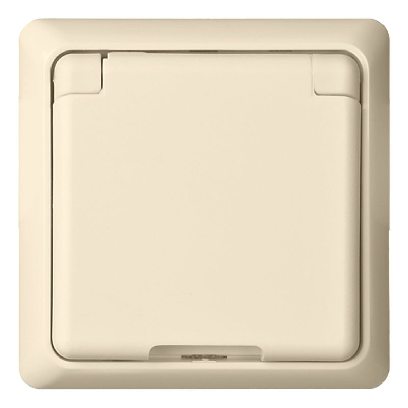 Elso - Steckdose UP-Steckdose Klappdeckel 255030 perlweiß