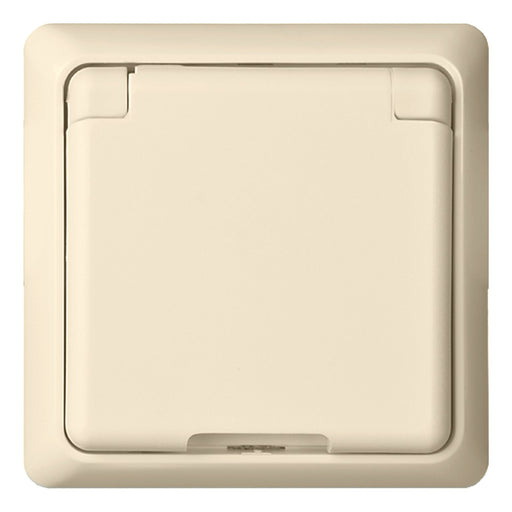 Elso - Steckdose UP-Steckdose Klappdeckel 255030 perlweiß