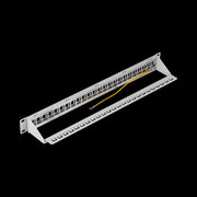 EFB-Elektronik - Frontpanel/Patchpanel leer (Schaltschrank) Verteilerfeld 19" 1HE 37578.1V2 24-Port, RAL 7035