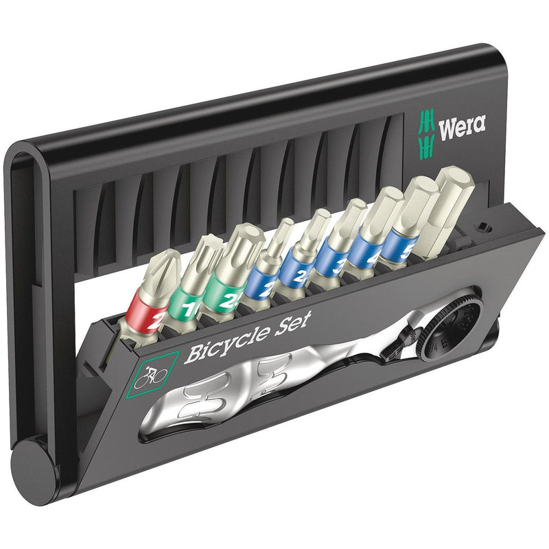 Wera - Bit-Set Bit-Sortiment eds 05004177001 Bicycle Set9,Ratsche