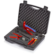 Knipex - Sortimentskasten für Anschluss- und Verbindungstechnik Werkzeugkoffer 97 91 03 für Photovoltaik