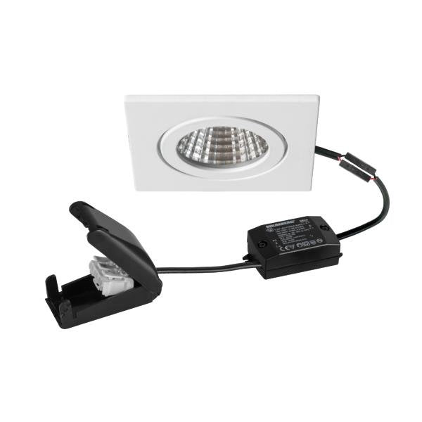Brumberg Leuchten - Downlight/Strahler/Flutlicht LED-Einbaudownlight 230V 38476073 3000K, ws