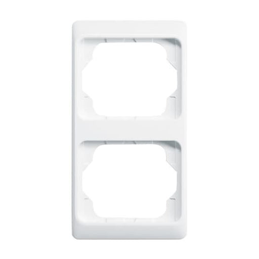 Busch-Jaeger - Abdeckrahmen Rahmen 2-fach 1732 KA-24G studioweiß, senkr. − 1 Stück by Busch-Jaeger
