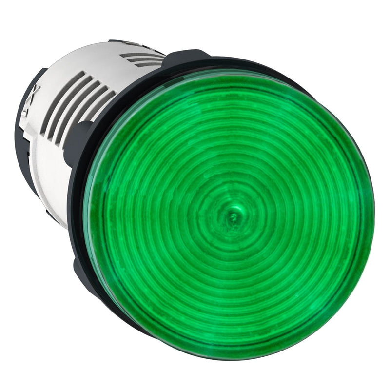 Schneider Electric - Leuchtmelder, Komplettgerät Meldeleuchte XB7EV03BP gn − 10 Stück