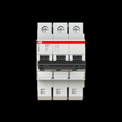 ABB Stotz S&J - Leitungsschutzschalter S403M-C16 16A C 3p