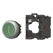 Eaton - Drucktaster, Komplettgerät Drucktaster M22-D-G-X1/K10 1S,flach,gn,Front