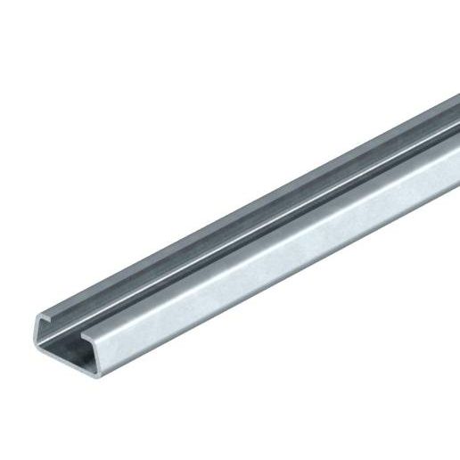 OBO Bettermann - Stiel/Profilschiene Profilschiene ungelocht CL2512UP2000FT Schlitzweite 11mm − 2 Meter