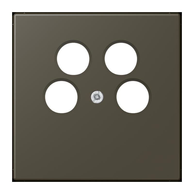 Jung - Einsatz/Abdeckung für Kommunikationstechnik Abdeckung für SAT-TV LC 990-4 SAT2 241