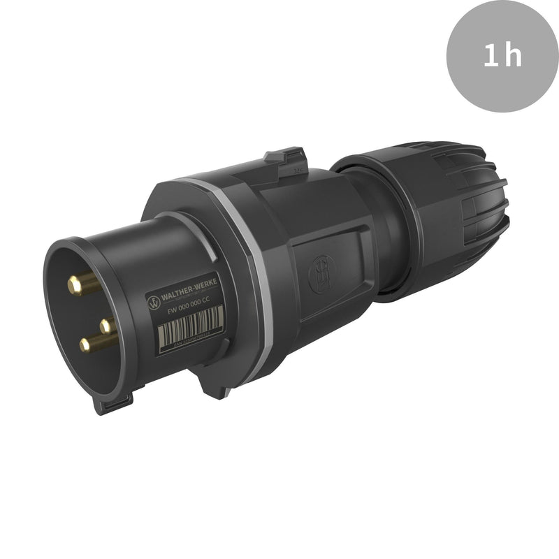 Walther Werke - CEE-Stecker (IEC 60309) CEE NEO Stecker Classic FW231301CC 32A 3P 1h IP54