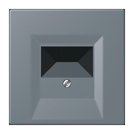 Jung - Einsatz/Abdeckung für Kommunikationstechnik Abdeckung für TAE LC 969 T 251 gris 59 (4320H)