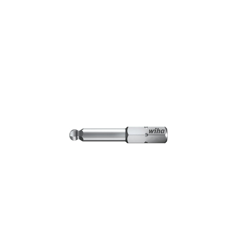 Wiha - Bit Sechskant-Standard-Bit 7017 SW 2,5 mit Kugelkopf − 10 Stück