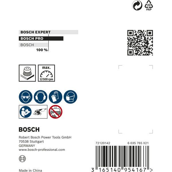 Bosch - Rotierende Drahtbürste PRO Metal clean X-Lock 2608620730 Topfbürste 75 x 0,30