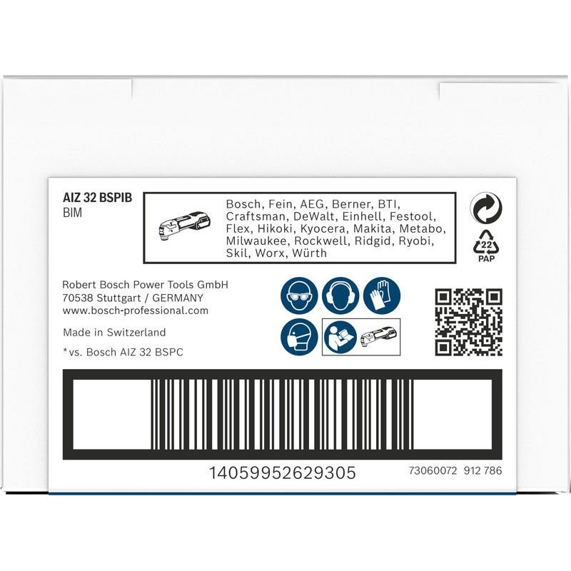 Bosch - Blatt für Oszillierer PRO AIZ 32 BSPIB Blatt für 2608669073 Multifunktionswerkze