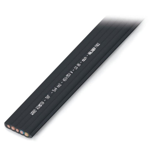 WAGO - Energiekabel < 1 kV, für ortsveränderlichen Einsatz Flachleitung 897-453 5G4 mm²,halogenf.,sw