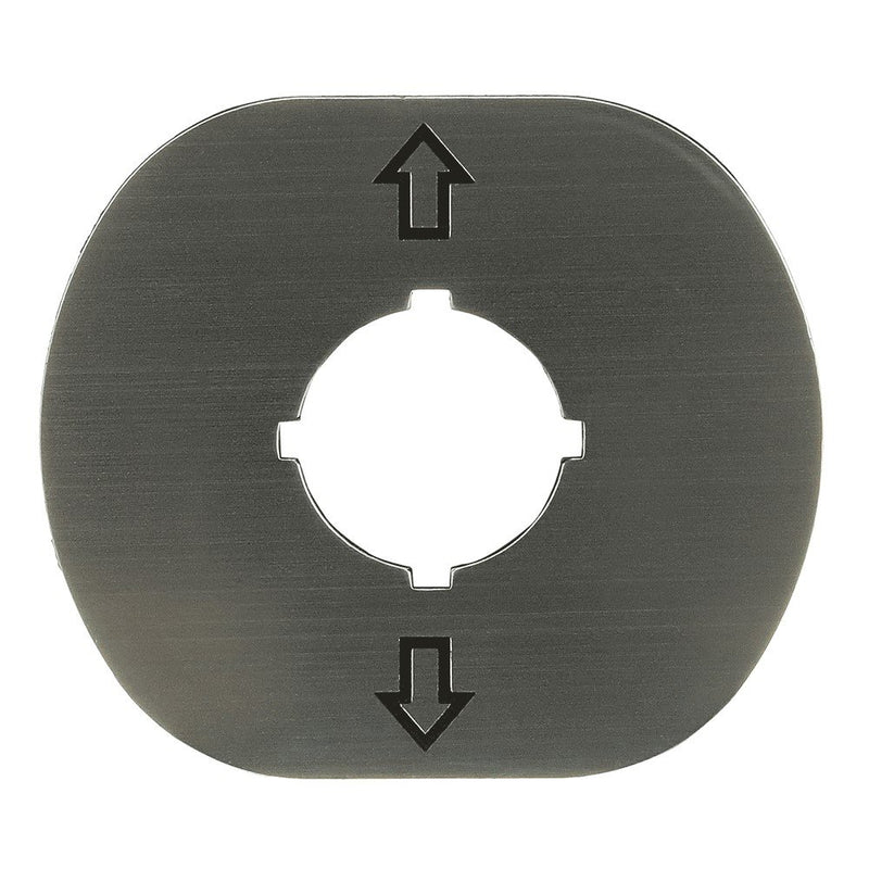 ABB Stotz S&J - Tastenplatte für Befehls- und Meldegeräte Unterlegschild MA6-1240 mit Pfeilen