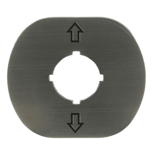 ABB Stotz S&J - Tastenplatte für Befehls- und Meldegeräte Unterlegschild MA6-1240 mit Pfeilen