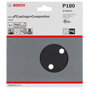 Bosch - Schleifpapier/Schleifvlies PRO F355 Schleifblatt, 150 2608605127 mm, G180, 5-tlg