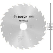 Bosch - Kreissägeblatt PRO Wood cordless 2608837708 Kreissägeblatt 190 x