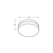 Brumberg Leuchten - Decken-/Wandleuchte Anbauleuchte 1x E27 57102150