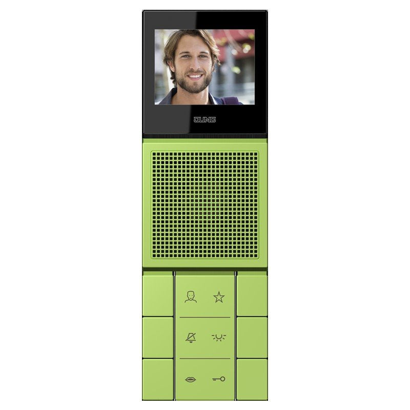 Jung - Innenstation für Türkommunikation SIB Video-Innenstation SI VI LC 627 221 LS 32052