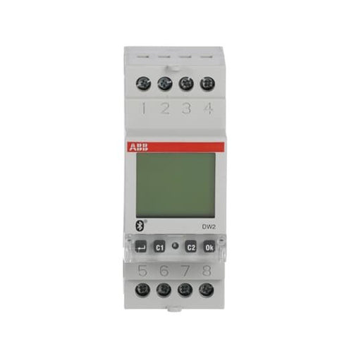 ABB Stotz S&J - Verteilerschaltuhr digital Wochen-Zeitschaltuhr DW2 2-Kanal Bluetooth